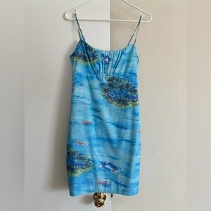Staud Size 2 Blue Dress 🏝️🌞